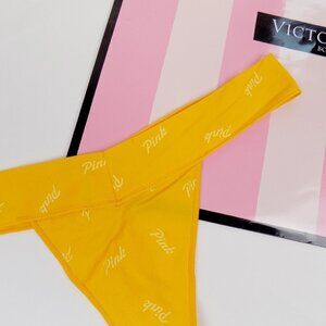 nwt Victoria's Secret PINK campus logo thong